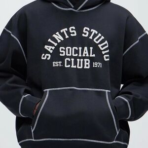 Fashion Nova Black Graphic Hoodie